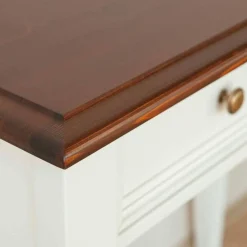 Landhaus Frisiertisch mit einer Schublade - Manipur