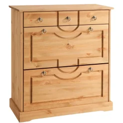 Landhaus Garderobenmöbel Kombination - Edranov (vierteilig)