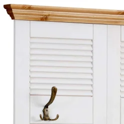 Landhaus Garderobenpaneel in Lamellen Kassetten Optik - Axdonira