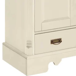 Landhaus Highboard & Regale in Creme - Rospus (dreiteilig)