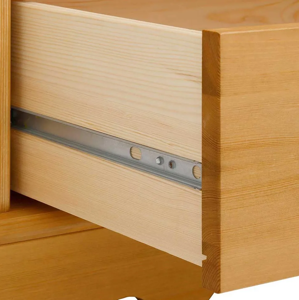 Landhaus Highboard & zwei Regale - Fausanda (dreiteilig)