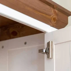 Landhaus Highboard aus Kiefer zweifarbig - Zalya