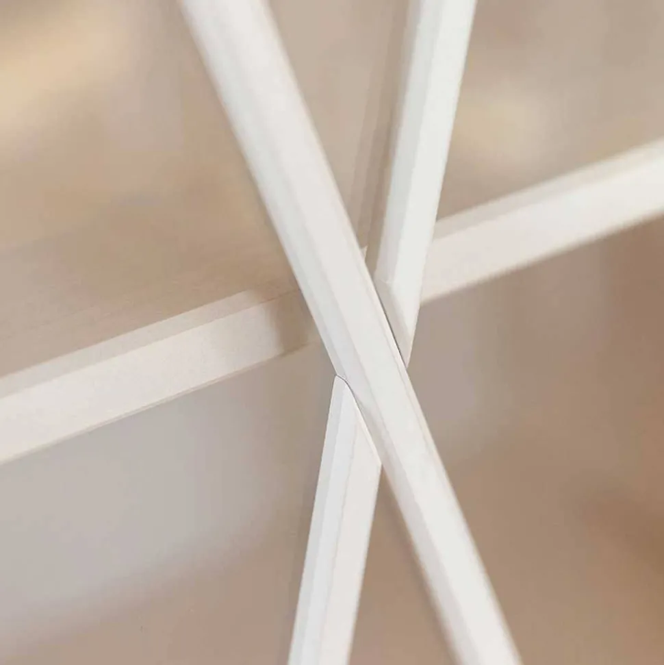 Landhaus Highboard aus Kiefer zweifarbig - Zalya