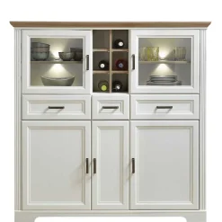 Landhaus Highboard beleuchtet - Sinolita