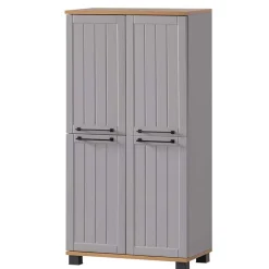 Landhaus Highboard fürs Bad 4-türig - Benja