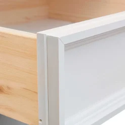 Landhaus Highboard in Weiß lackiert - Indico