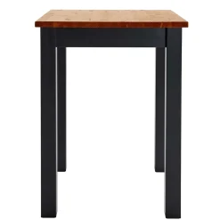 Landhaus Hochtisch in Schwarz und Kiefer Lauge - San Bruma