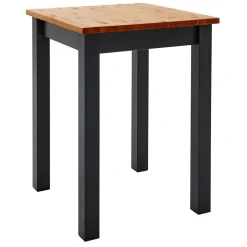 Landhaus Hochtisch in Schwarz und Kiefer Lauge - San Bruma