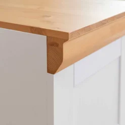 Landhaus Holztruhe aus Kiefer Massivholz - Saluts