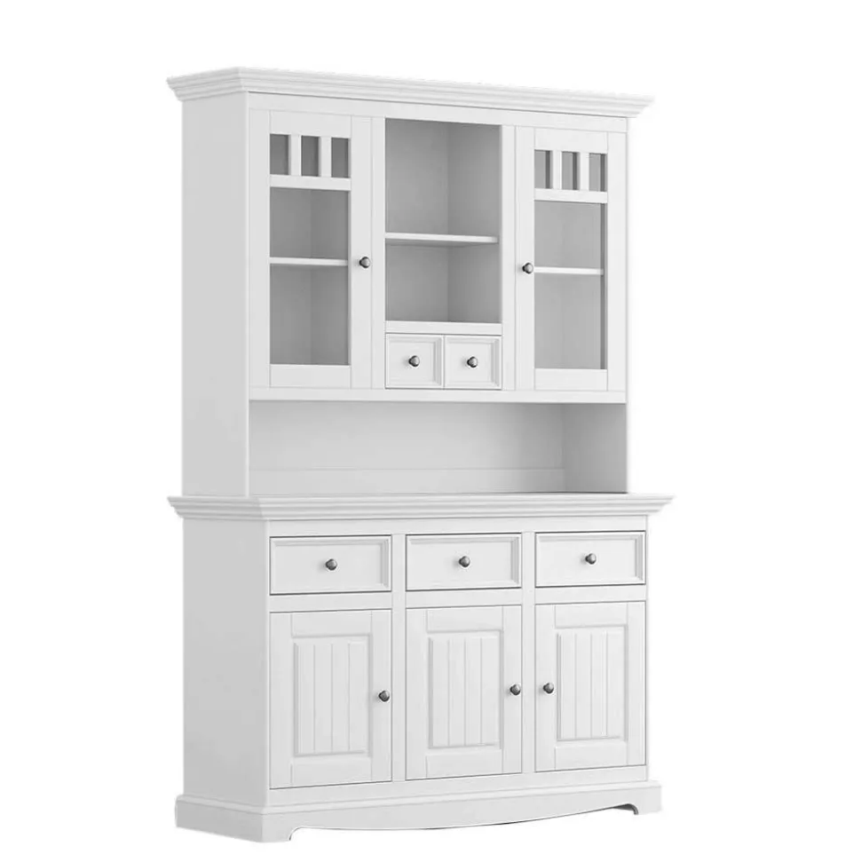 Landhaus Küchenbuffet in Weiß - Indico