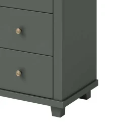 Landhaus Kommode in Dunkelgrün - Daney