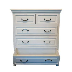 Landhaus Kommode Liacora in Weiß