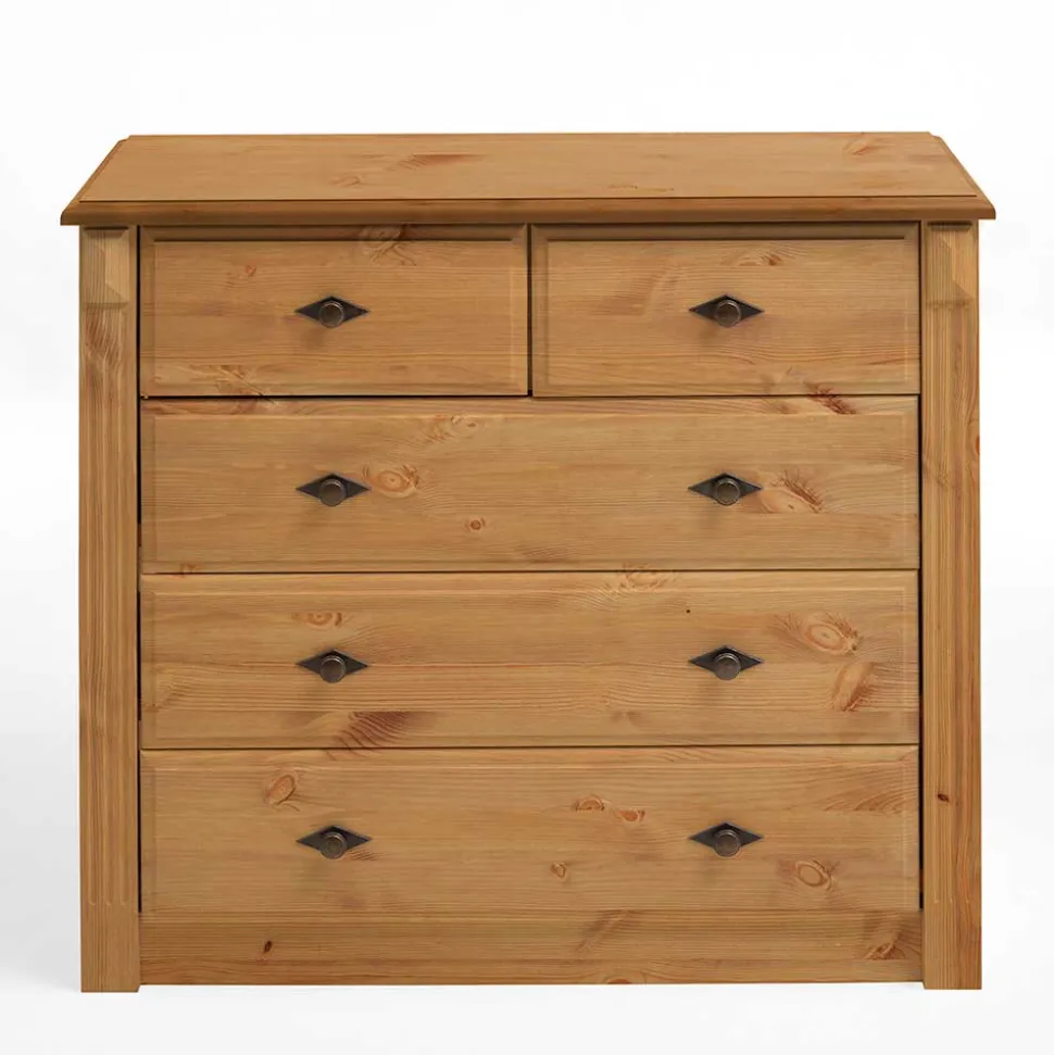 Landhaus Kommode mit fünf Schubladen - Cabressan
