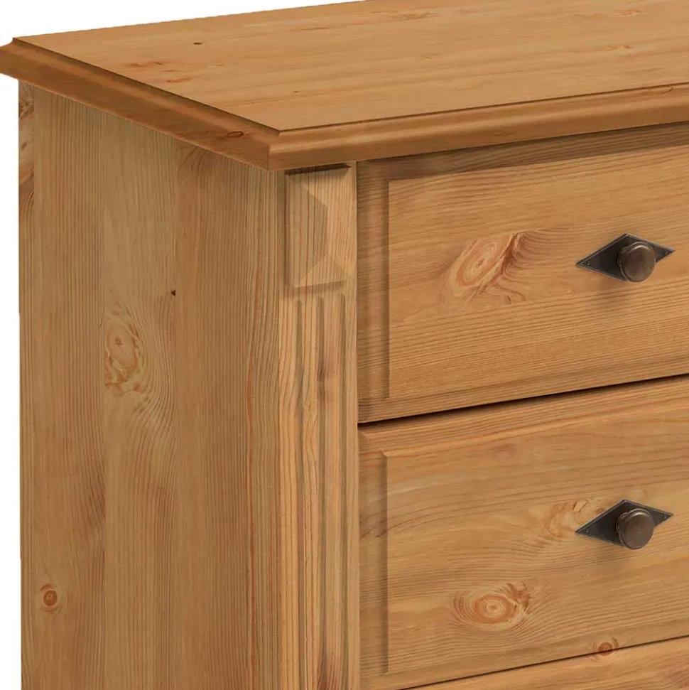 Landhaus Kommode mit fünf Schubladen - Cabressan