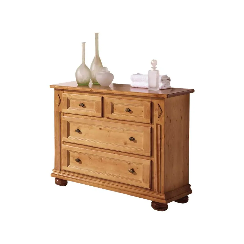 Landhaus Kommode Terezza aus Fichte Massivholz