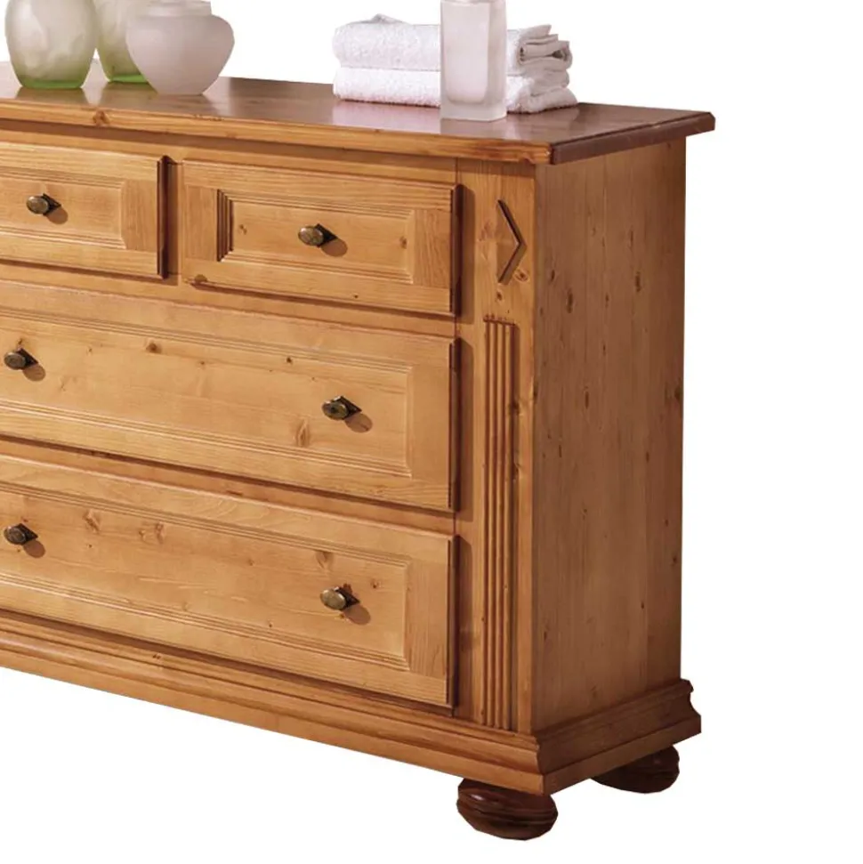 Landhaus Kommode Terezza aus Fichte Massivholz