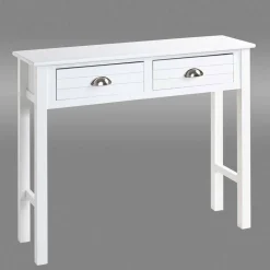 Landhaus Konsolentisch mit zwei Schubladen - Lebrufe