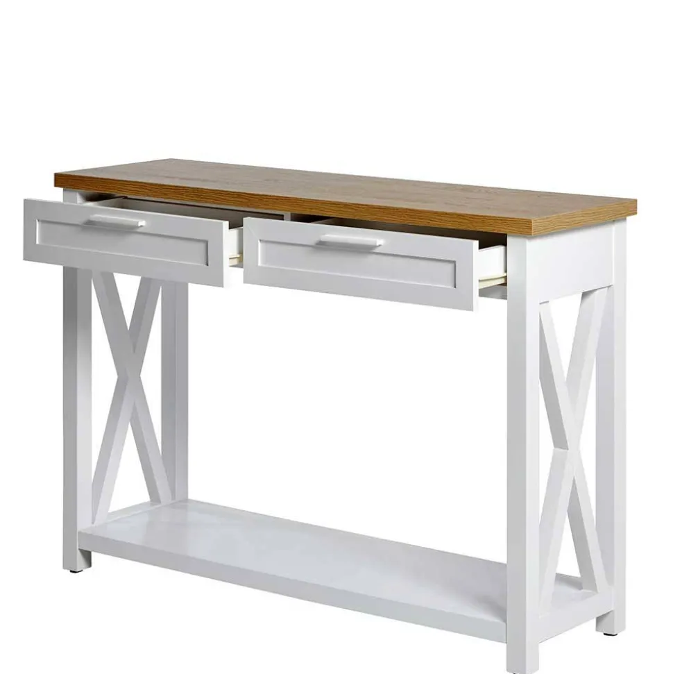 Landhaus Konsolentisch zweifarbig - Ristina