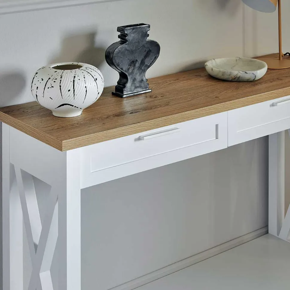 Landhaus Konsolentisch zweifarbig - Ristina