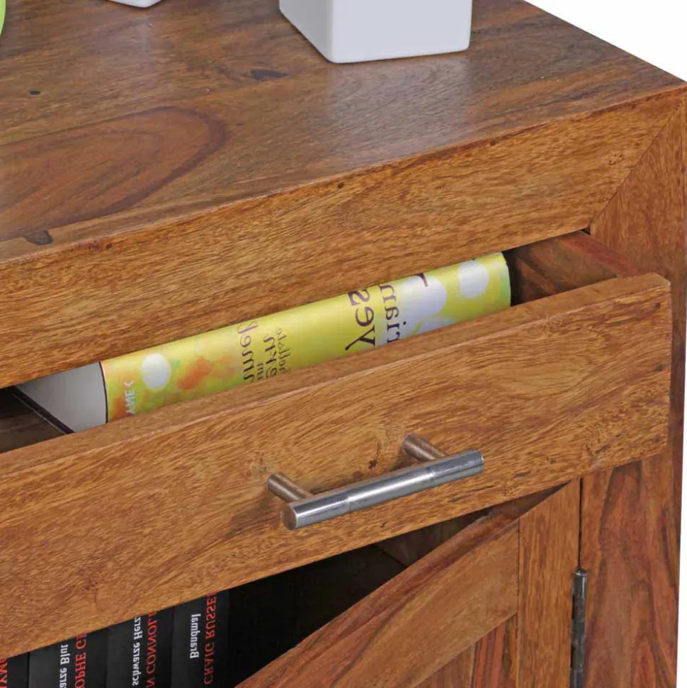 Landhaus Nachtkommode Hoslo mit Schublade