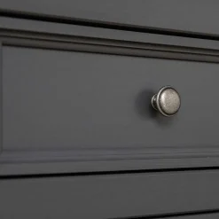 Landhaus Nachtkommode in Grau und Eiche - Witenga