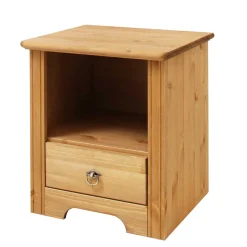 Landhaus Nachtschrank mit Ablagefach - Imressa