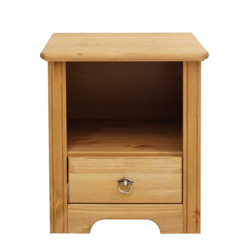 Landhaus Nachtschrank mit Ablagefach - Imressa