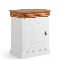 Landhaus Nachtschrank mit Drehtür - Varicano