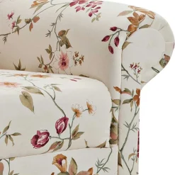 Landhaus Ohrensessel mit Blumen Stoff - Diazaja