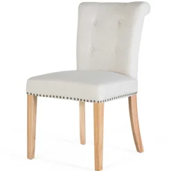 Landhaus Polsterstühle in Beige - Milwana (2er Set)