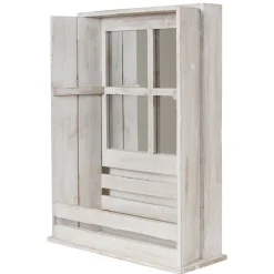 Landhaus Regal im Fenster Look - Sialom