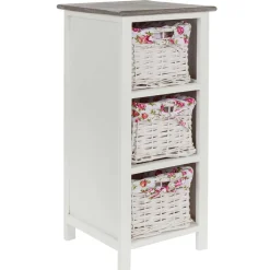 Landhaus Regal mit drei Körben - Migorys