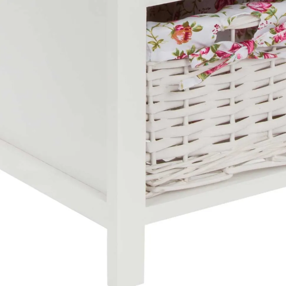 Landhaus Regal mit drei Körben - Migorys