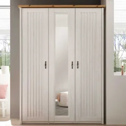 Landhaus Schlafzimmer für eine Person - Malvissa I (dreiteilig)