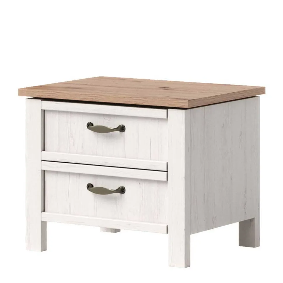 Landhaus Schlafzimmer Komplettset - Malvissa (fünfteilig)