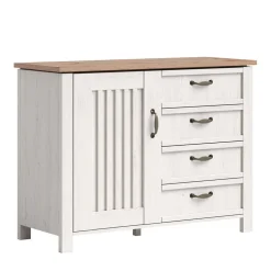 Landhaus Schlafzimmer Komplettset - Malvissa (fünfteilig)