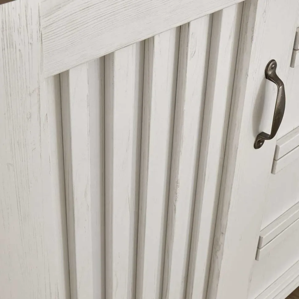 Landhaus Schlafzimmer Komplettset - Malvissa (fünfteilig)