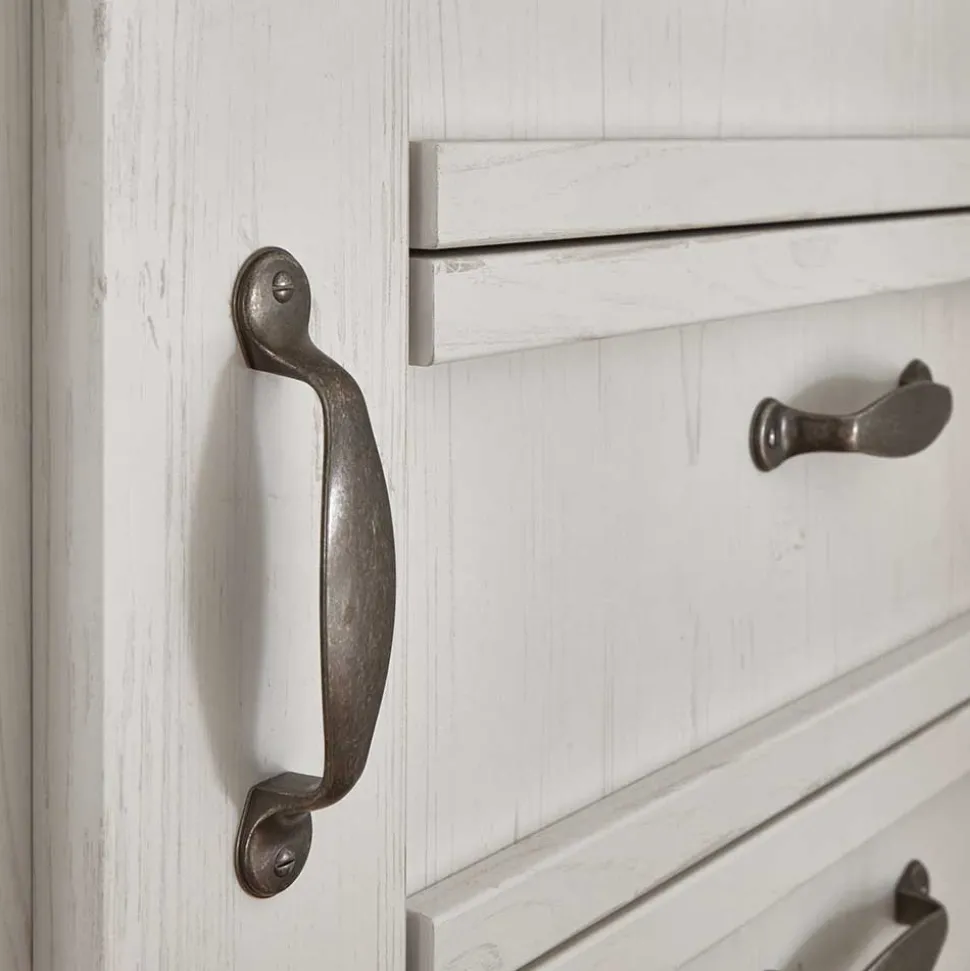 Landhaus Schlafzimmer Komplettset - Malvissa (fünfteilig)