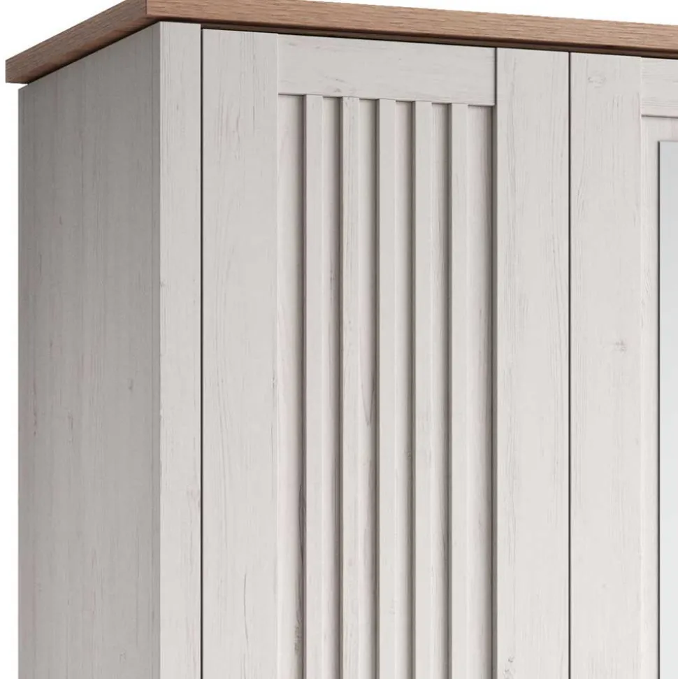 Landhaus Schlafzimmer Komplettset - Malvissa (fünfteilig)