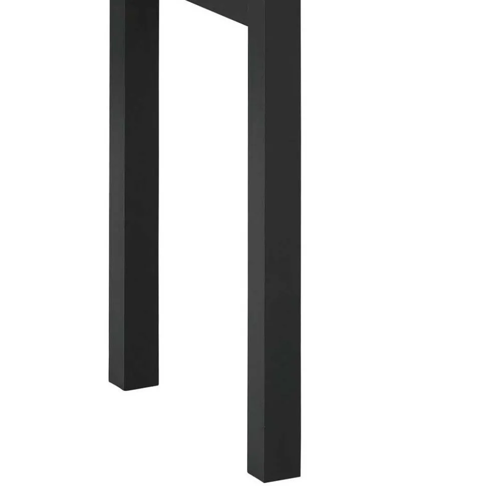 Landhaus Schreibtisch in Dunkelgrau - Mivaldana