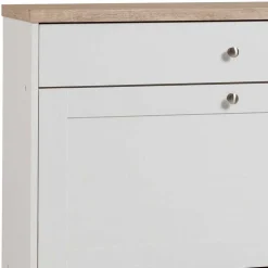 Landhaus Schuhkommode mit zwei Klappen - Nudion