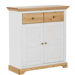 Landhaus Schuhschrank mit Lamellentüren - Axdonira