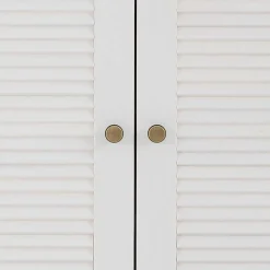 Landhaus Schuhschrank mit Lamellentüren - Axdonira