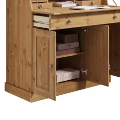 Landhaus Sekretär aus Kiefer Massivholz - Brindusa