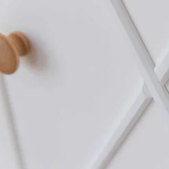 Landhaus Sideboard in Weiß & Natur Kiefer - Saluts