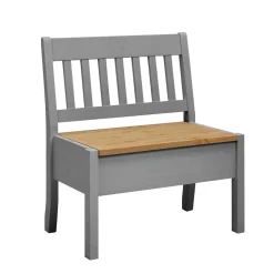 Landhaus Sitzbank in Grau mit Natur - Ziamora