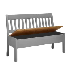 Landhaus Sitzbank in Grau mit Natur - Ziamora