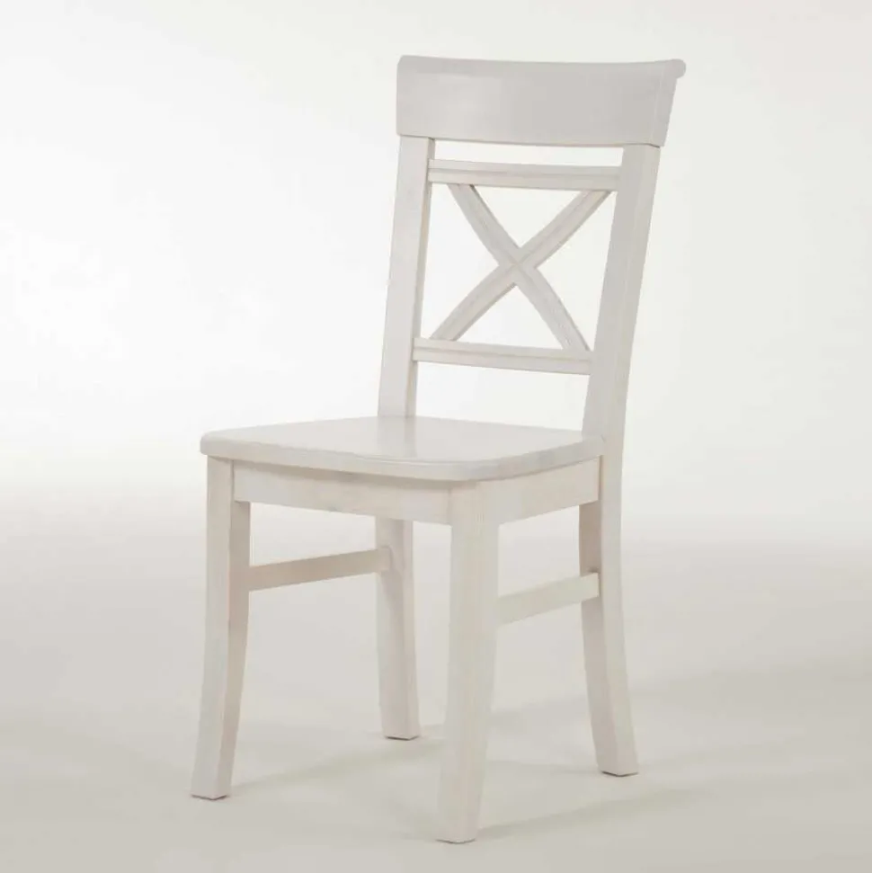 Landhaus Sitzgruppe Onesti in Weiß (fünfteilig)