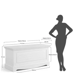 Landhaus Truhe mit flachem Deckel - Bordona