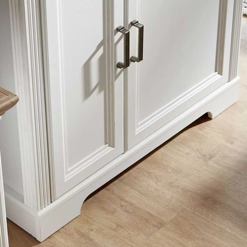 Landhaus TV Bank & Highboard - Sinolita (zweiteilig)